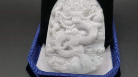 Ice Dragon Pendant #jade #jewelry #necklace #pendants #giftideas #dragon #yearofthedragon #reels