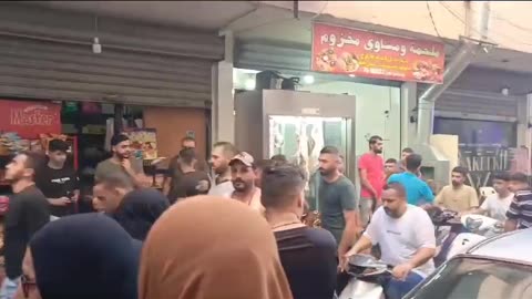 A furious protest erupted in the Ain al-Hilweh refugee camp in Lebanon