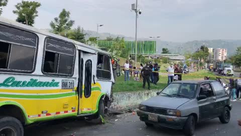 Grave accidente en el norte de bucaramanga deja varios heridos