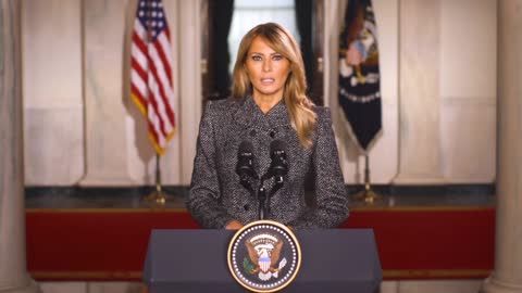 FAREWELL: First Lady Melania Trump delivers Farewell message to the people