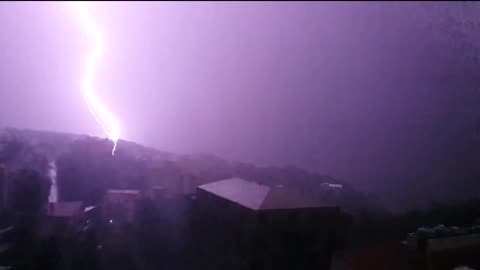 LIGHTNING STRIKE IN SLOW MOTION |HQ