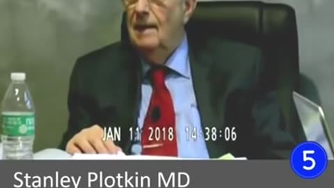 Stanley Plotkin 11-1-2018 interrogation about vaccines