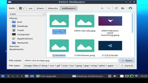 Taking a quick look at lubuntu.