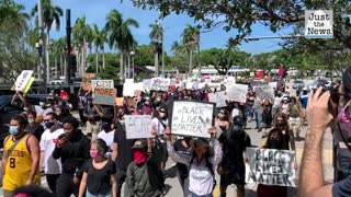 Black Lives Matter, clips of different protests