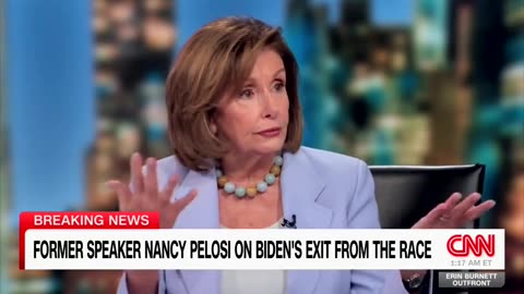 CNN Host Confronts Nancy Pelosi Over Her Role In Biden Dropping Out