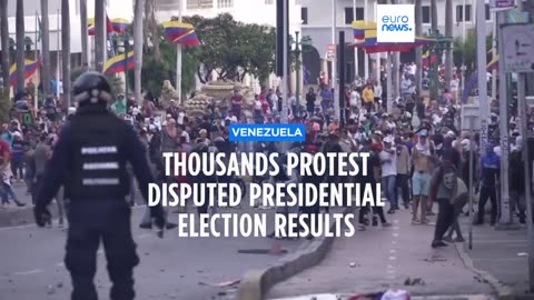 Venezuelans clash with police as disputed election is handed to President Maduro