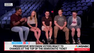 Left-Wing Swing-State Voters Tell MSNBC They 'Don't Like' Process Of Harris Becoming Nominee