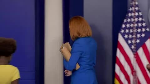 Jen Psaki Leaves Stage After Spat With Reporter