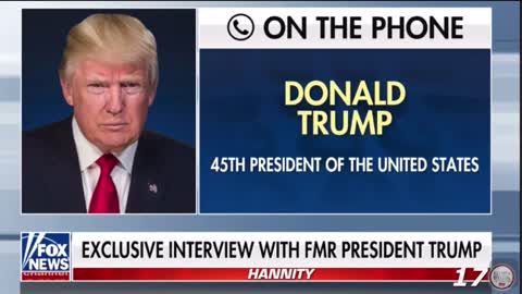 President Trump‘s full interview with Sean Hannity.