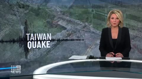 Tsunami warnings issued after 6.9 magnitude earthquake hits Taiwan | 9 News Australia