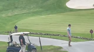 Biden on the golf course