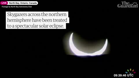 Solar eclipse 2021_ crescent sun wows skygazers across northern hemisphere