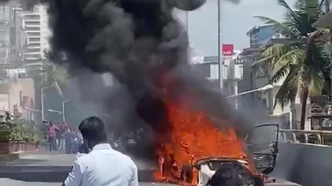 live#Electric car Battery burning#going to blast #varalakshmi food &dairies#shorts