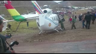 Helicóptero de Evo Morales aterrizó de emergencia por “falla mecánica” en Bolivia