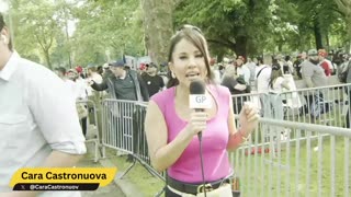 CARA CASTRONUOVA -- MUST SEE at the Bronx Trump Rally - The Excitement is REAL!