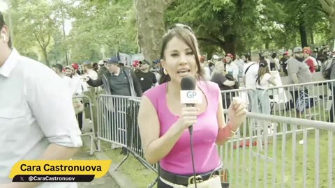 CARA CASTRONUOVA -- MUST SEE at the Bronx Trump Rally - The Excitement is REAL!