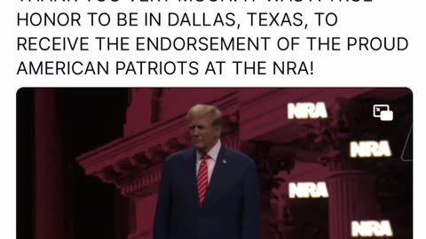 Trump Has Officially Been Endorsed By The NRA