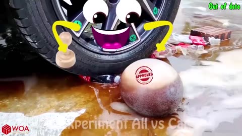 Experiment Car vs Nails, Coca Cola Woa Doodles Funny Videos