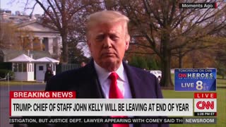 President Trump — John Kelly Is Out At End Of The Year