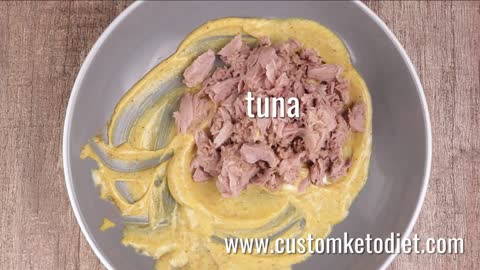 Keto Diet - Curry Spiked Tuna and Avocado Salad