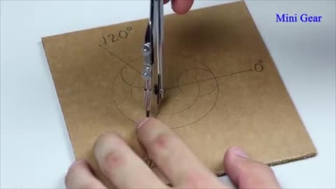 Use Compasses To Draw Three Small Circles