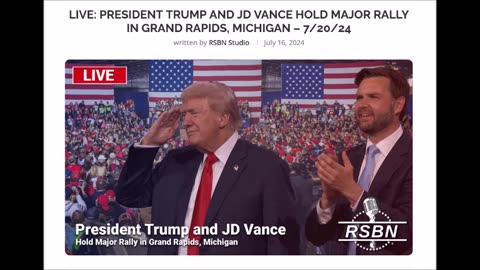LIVE: President Trump and JD Vance Hold Major Rally in Grand Rapids, Michigan