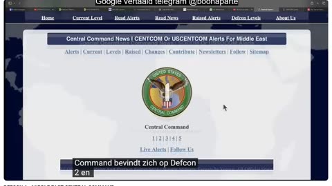 DEFCON 1 - MIDDLE EAST CENTRAL COMMAND