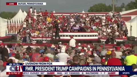 WATCH Trump takes cover at rally, rushed off stage