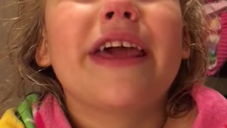 Little Girl Upset That Tooth Fairy Took Her Tooth
