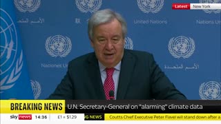 NOW - UN Chief Claims "The Era of Global Warming Has Ended, the Era of Global Boiling Has Arrived"