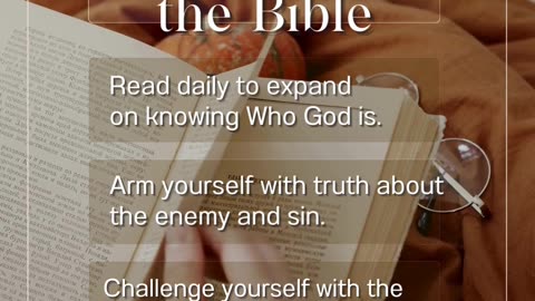 Importance if reading the bible