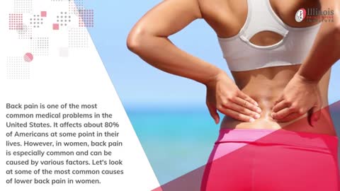 The Top Five Causes of Lower Back Pain In Women