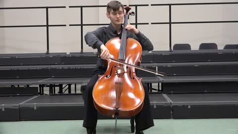 Bach Cello Suite No. 2 in D Minor, IV. Sarabande - Jonathan Simmons, Cello