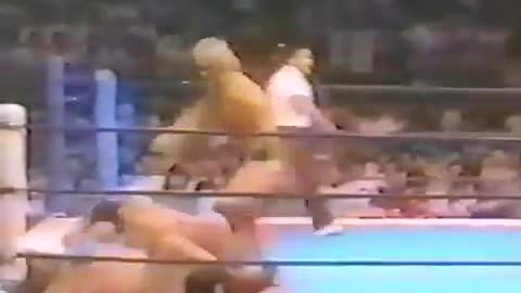 Andre the Giant & Scott McGhee vs Hulk Hogan & Seiji Sakaguchi