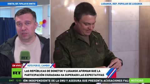 La partecipazione dei cittadini al referendum di adesione alla Russia nel Donbass supera le aspettative.Anche le province di Kherson e Zaporozhie confidano in un esito positivo del referendum.