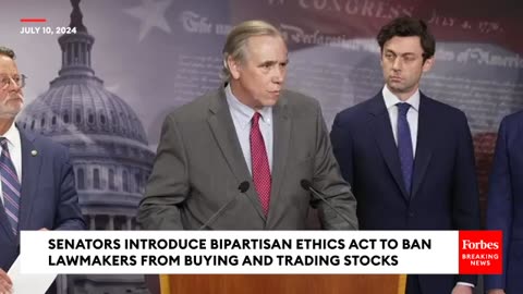 BREAKING: Senators Introduce Bipartisan ETHICS Act To Ban Lawmakers From Buying And Trading Stock