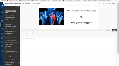 Anatomy and Physiology 1 - welcome video
