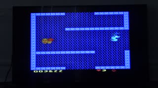 I'm playing dragon descent 7800 indie homebrew game on atari vcs 800