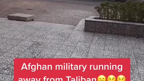 Afghan military running from Taliban