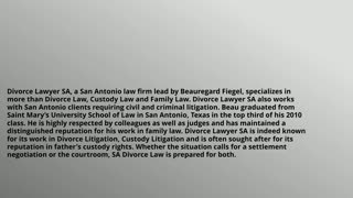 San Antonio Family Law Attorney