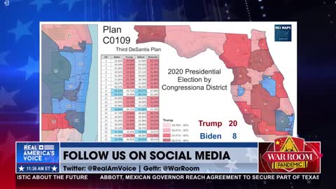 FL Redistricting Map Eliminates Gerrymandered Seats - Gives GOP 20-8 Advantage - 4 New GOP Seats