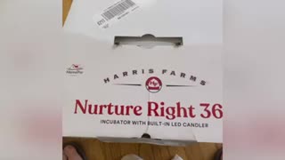 Nature Right 360 incubator Unboxing and setup