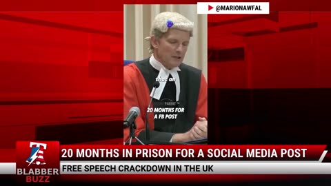 20 Months In Prison For A Social Media Post