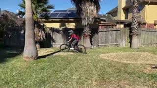Back Yard Bike Ramp
