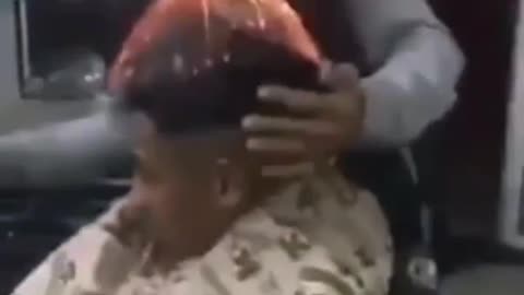 Funny Hair cut.