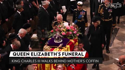 King Charles Leads Procession to Queen Elizabeth's State Funeral at Westminster Abbey PEOPLE