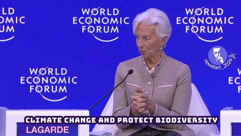 ECB Christine Lagarde: "There is so much to do to fight climate change and protect biodiversity."