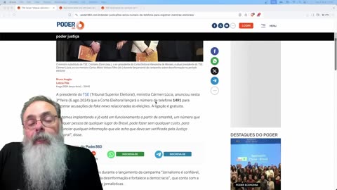 A própria fakenews lança seu órgão de censura: TSE anuncia DISQUE-DENÚNCIA de FAKE NEWS