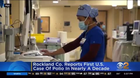 NY Reports First U.S. Case of Polio in a Decade After Vaccinated Person Sheds Live Virus.