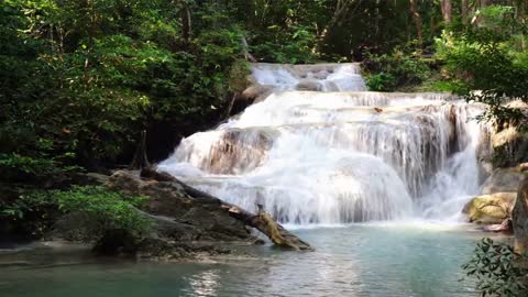 Waterfall Real Sounds for Deep Sleeping Meditation/ Cascada real dormir bien meditación #Waterfall